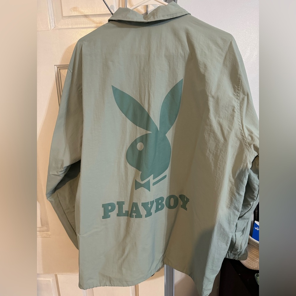 Men’s Playboy jacket/bomber got it from PacSun